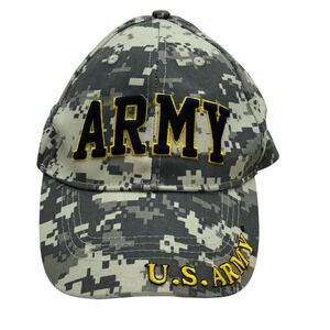 US Army Hat Digital Camouflage Baseball Cap Embroidered Military United States